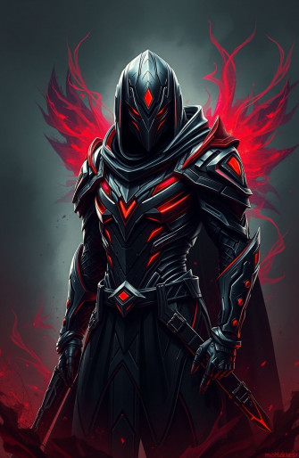 Blood Raven X Suit Wallpaper