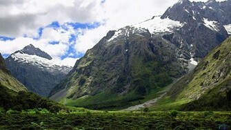 Wallpaper Milford Sound Fjord Area New Zealand X