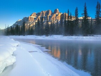Fond D Cran Et Wallpaper Hiver Neige Montagne