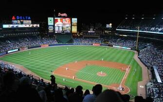 Atlanta Braves Ballpark Turner Field Georgia Wallpaper