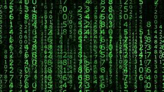 The Matrix Number Falling Code HD Bacground