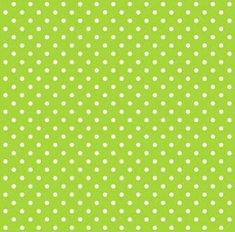 Wallpaper Non Woven Dots Green White Everybody Bonjour