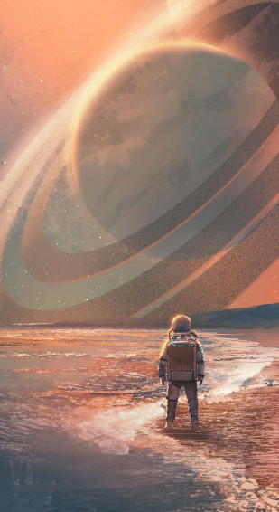 Astronaut Aesthetic Wallpaper