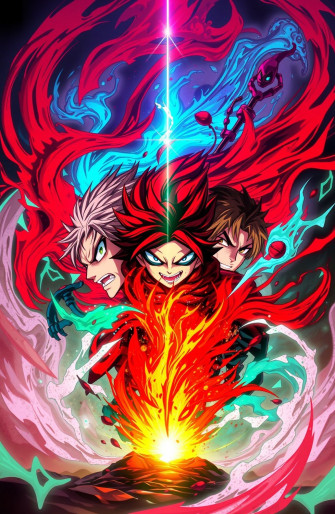 Red And Black Anime Wallpaper