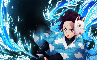 Tanjiro Kamado Determined To Protect His Family Wallpaper