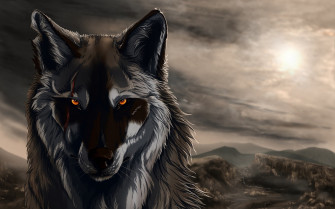 Wolf Artwork Digital Art Animals Wallpaper HD