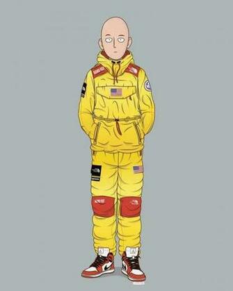 Saitama In Wallpaper Supreme Hypebeast