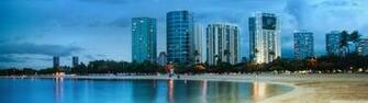 Waikiki After Sunset 4k HD Desktop Wallpaper For Ultra Tv