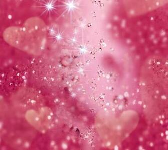 Abstract Diamond Jewelry Pink Heart Shape Wallpaper Background