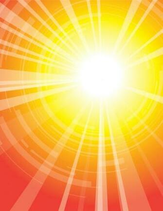 Dazzle Sunshine Background Vector