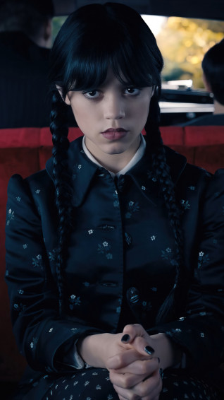 Wednesday Addams Jenna Ortega 4k Wallpaper iPhone HD Phone 6450h