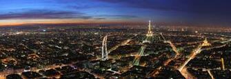 Paris Panorama Panoramic Photo Wallpaper Hq