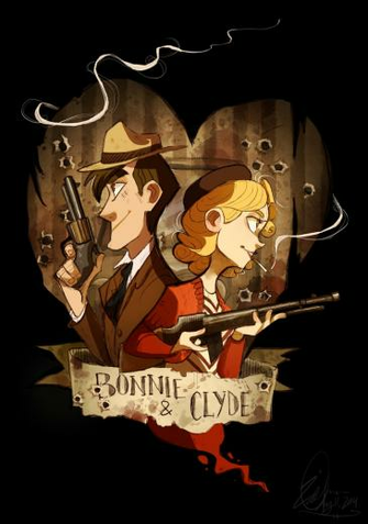 Bonnie And Clyde By Failtaco