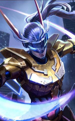Golden Warrior Saber Mobile Legends 4k Ultra HD Wallpaper