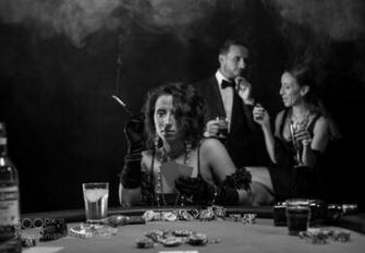 Italian Mafia Playing Poker