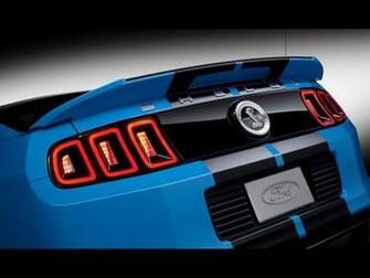 Blue Shelby Gt500 Taillights Wallpaper