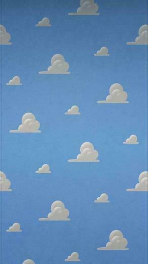 Clouds Toy Story Bedroom Wallpaper