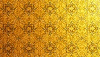Gold Moroccan Wallpaper