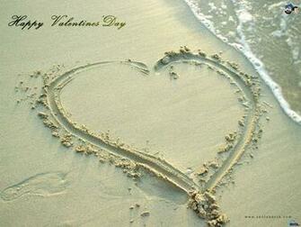 Wallpaper Heart On Sand At Beach Photos And Walls