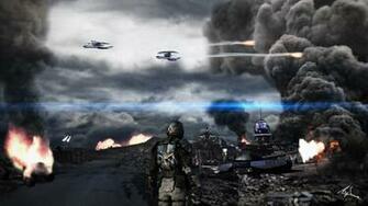 Planetside Wallpaper Photo Manipulation Inspired By Some