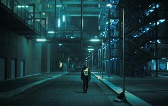 Wallpaper Lights Lost Girl Night Street Architecture
