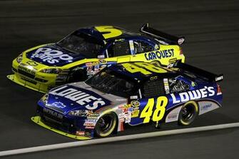 Jimmie Johnson And Mark Martin Photos Nascar Banking