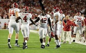 Bcs National Championship Alabama Crimson Tide Roll To Huge First