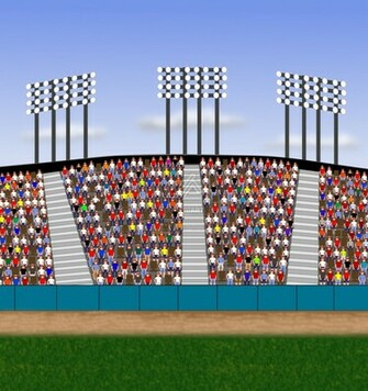 Crowd Stadium Cheering Wallpaper