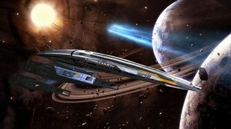 Normandy Mass Effect Science Fiction Cerberus Wallpaper
