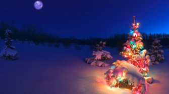 Awesome Dual Monitor Christmas Wallpaper Desktop