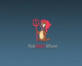Apple Wallpaper Funny Mac Background Comic Devil On