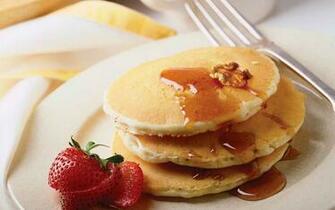 Pancakes Background Wallpaper