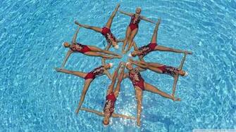 Synchronized Swimming 4k HD Desktop Wallpaper For Ultra