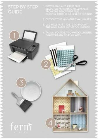 Pin Ferm Living Wallpaper Feathers