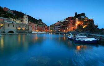 Wallpaper Harbour The Ligurian Sea Italy Vernazza Liguria