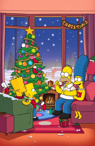 Simpsons Christmas Wallpaper