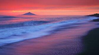 Beach Sunrise Wallpaper Background Image