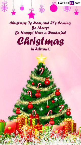 Merry Christmas In Advance Share Wishes And Greetings