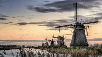 Windmills Wallpaper