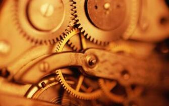 Gears Mechanical Wallpaper Macro Depth