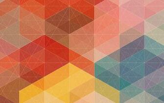 Pastel Polygon Pattern Wallpaper