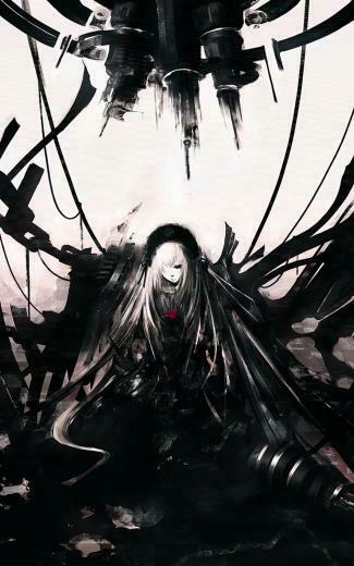 Dark Anime Woman Android Wallpaper