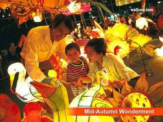 Autumn Festival Wallpaper Traditional Mid