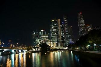 City Skylines At Night HD Wallpaper In Skyline Imageci