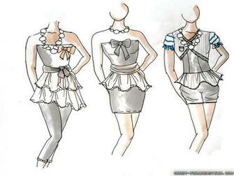 Showing Gallery For Fashion Sketch Wallpaper