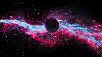 Scifi Space Black Hole 4k Wallpaper HD Digital Universe