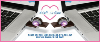 Closed Valentine S Day Giveaway Win Tiki Mics For Two Blue
