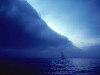 Ominous Storm Front Storms Wallpaper