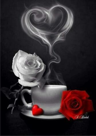 Expressive Love Heart Image Flower Wallpaper Beautiful Roses