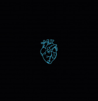 Neon Blue Aesthetic Wallpaper